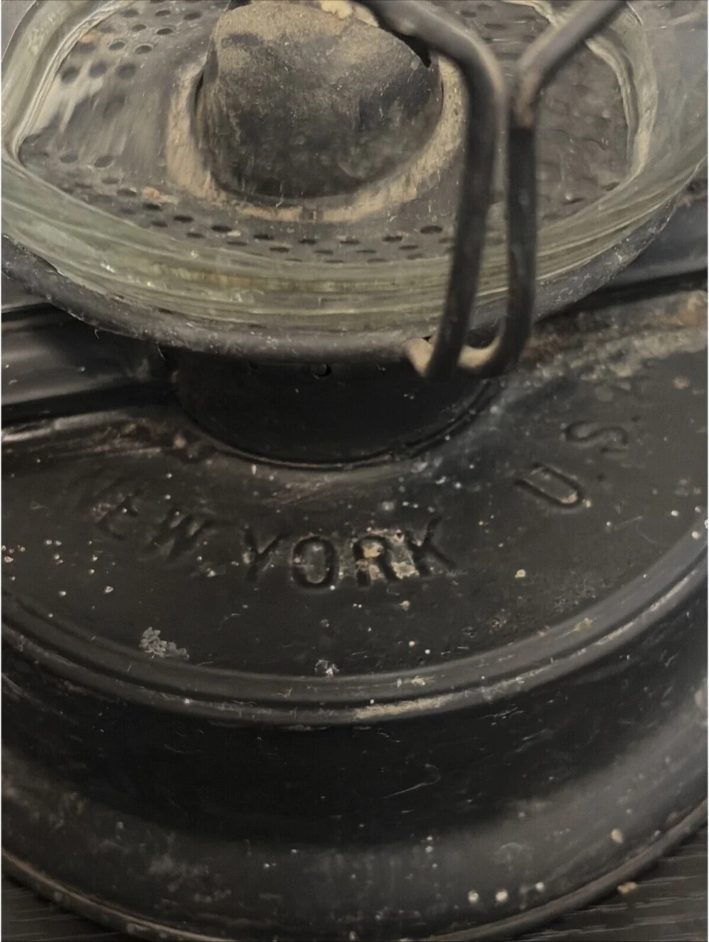 Vintage Dietz Monarch Kerosene Lantern New York U.S.A - Clear Globe